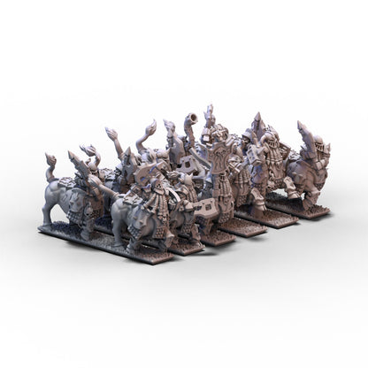 Dwarf Demonsmiths | Centaurs Unit 2 (Helmets) | 10mm/15mm