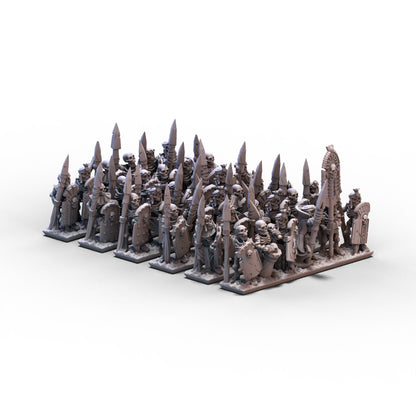 King of Sands | Skeletons (Spears) Unit 1 | 10mm/15mm