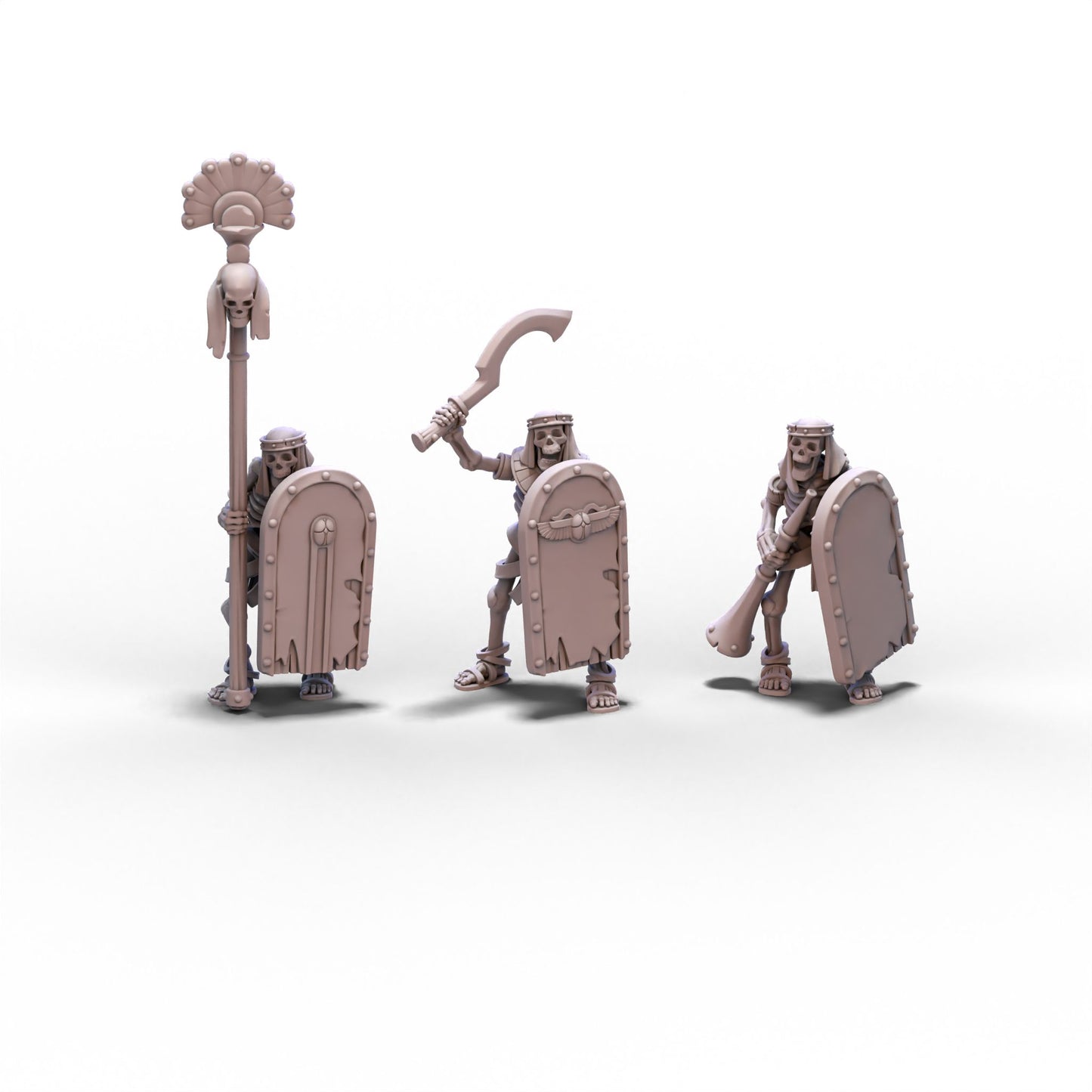 Eternal Dynasties | Ancient Skeletons with Spears | 28mm/32mm