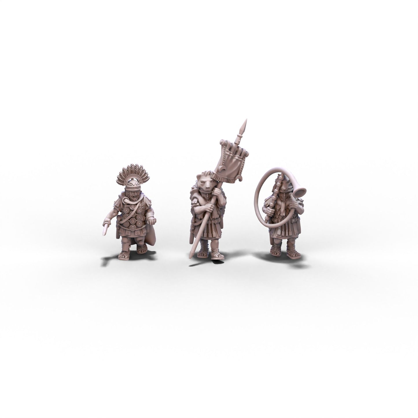 Imperial Rome | Roman Praetorians Command Group | 15mm/28mm miniatures