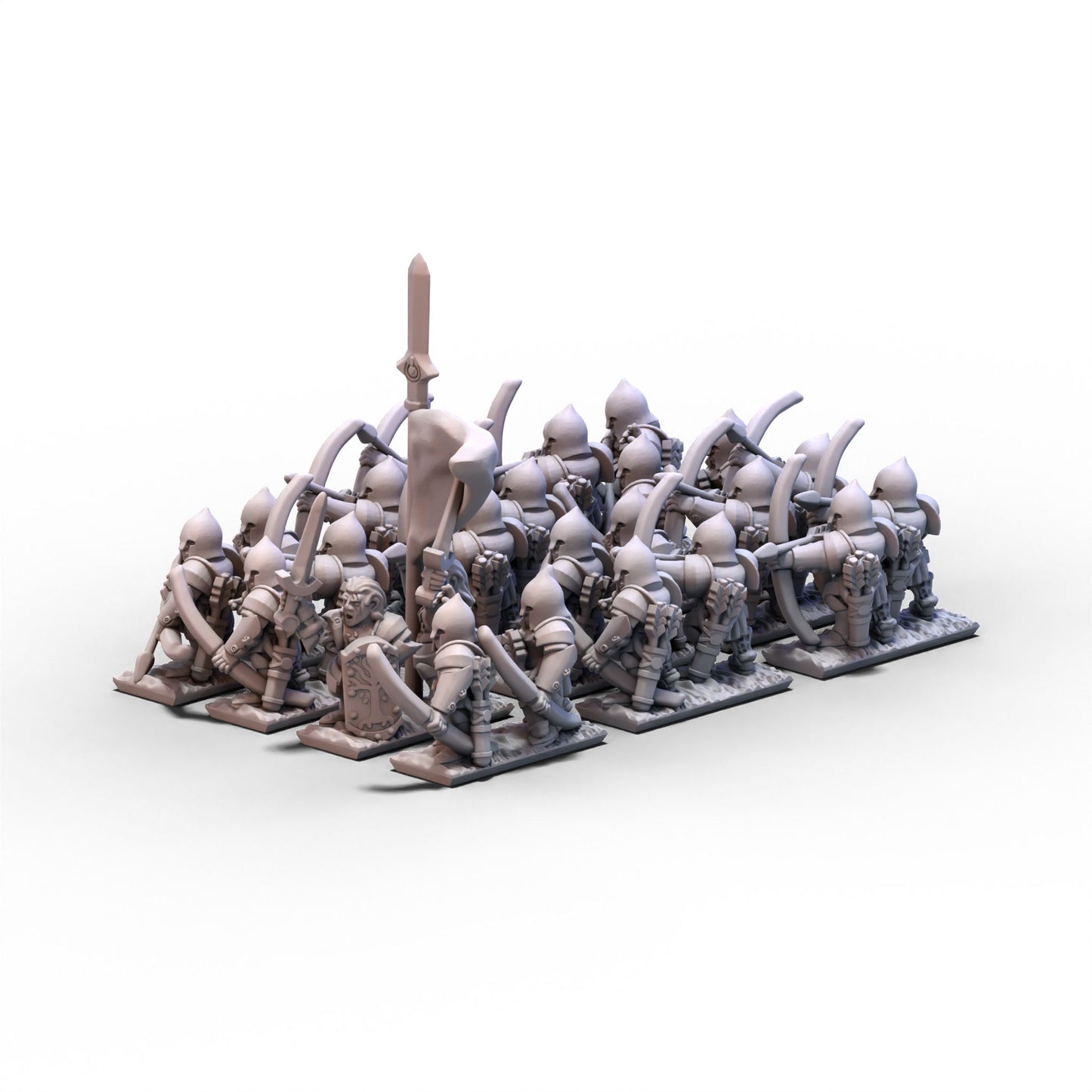 White Tree Kingdom | White Tree Archers Unit 1 | 10mm/15mm