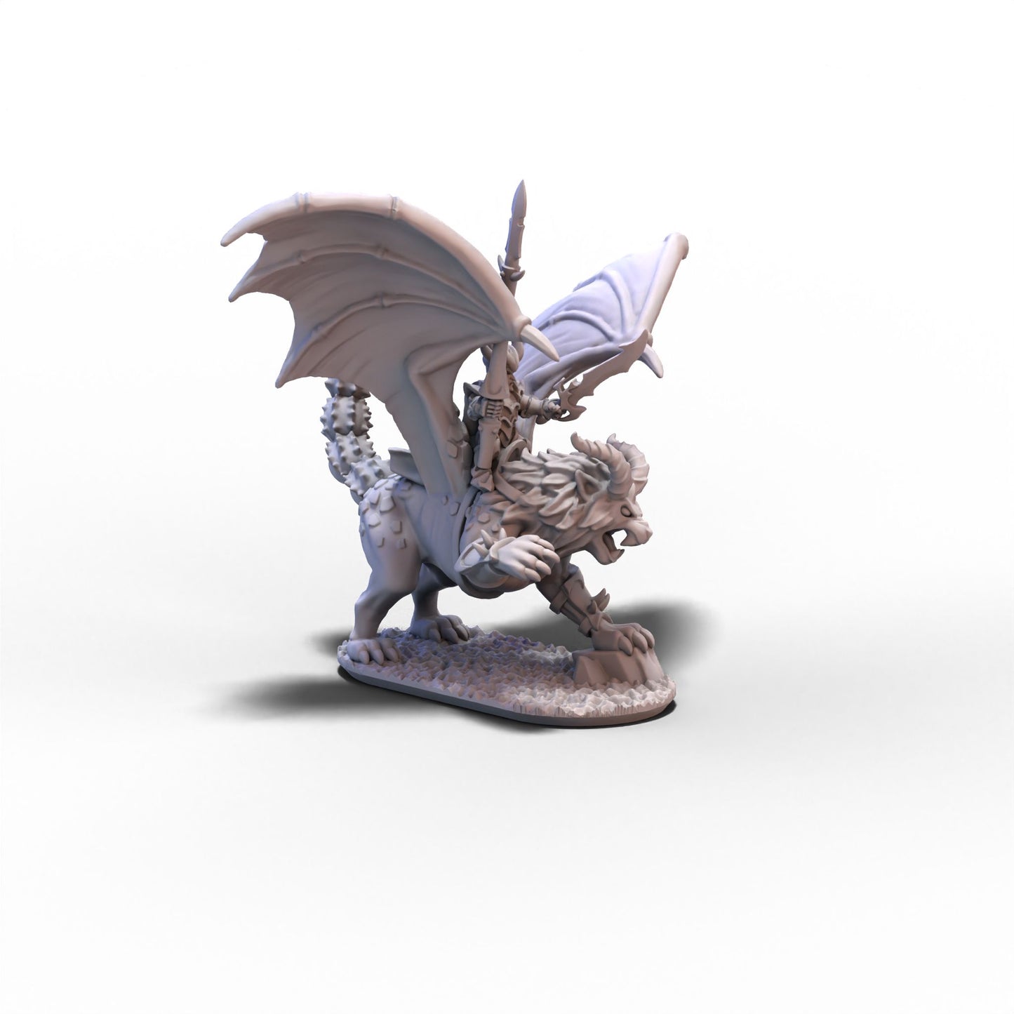 Dire Elves | Manticore with Lord | 10mm/15mm