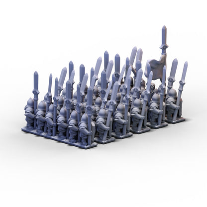 White Tree Kingdom | White Tree Spearmen Unit 1 | 10mm/15mm