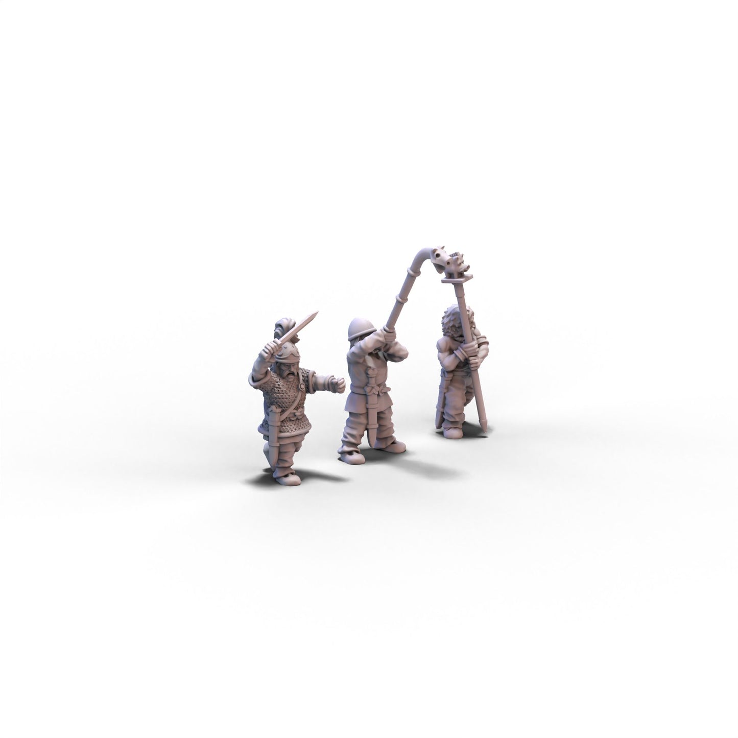 Celts | Celtic Warriors Command Group A | 15mm/28mm miniatures