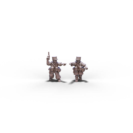 France | Foreign Legion Officers | 15mm/28mm miniatures