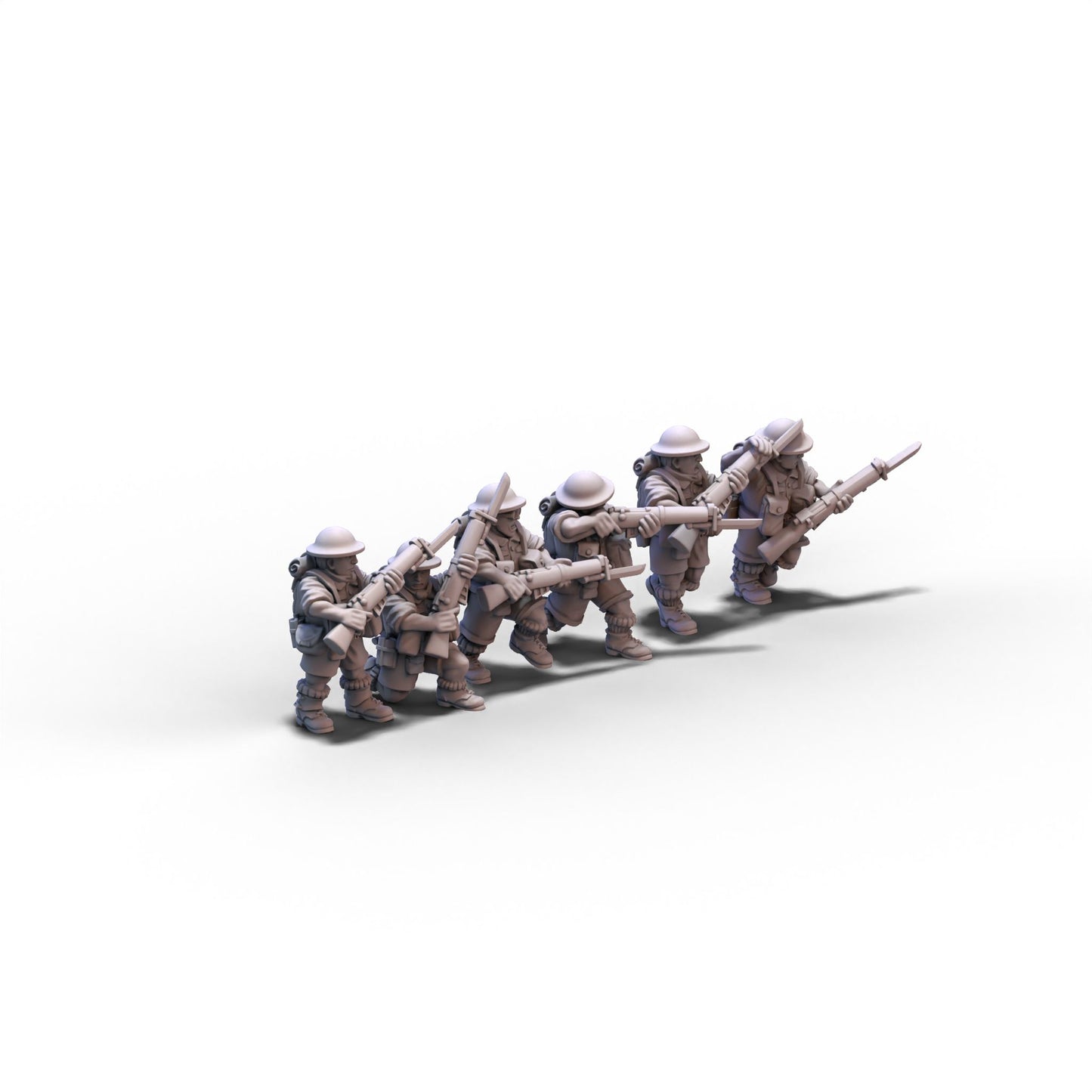 Great Britain | Riflemen Squad 1 (Africa) | 15mm/28mm miniatures