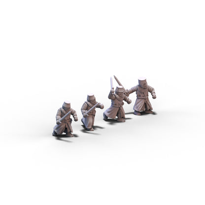 Medieval Knights with Swords | 15mm/28mm miniatures