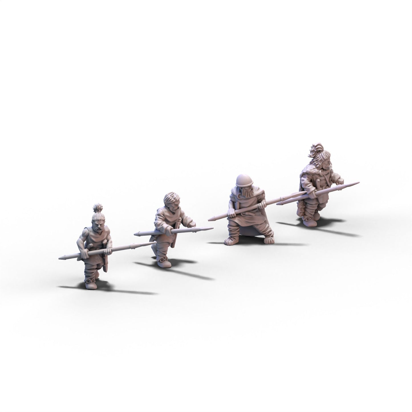 Germanic Tribes | Germanic Warriors (Spear) | 15mm/28mm miniatures