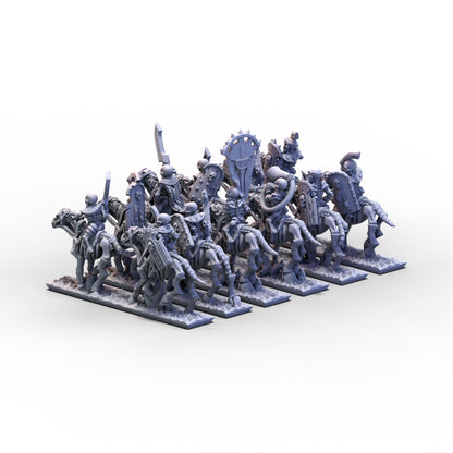 King of Sands | Skeleton Cavalry (Swords) Unit 1 | 10mm/15mm