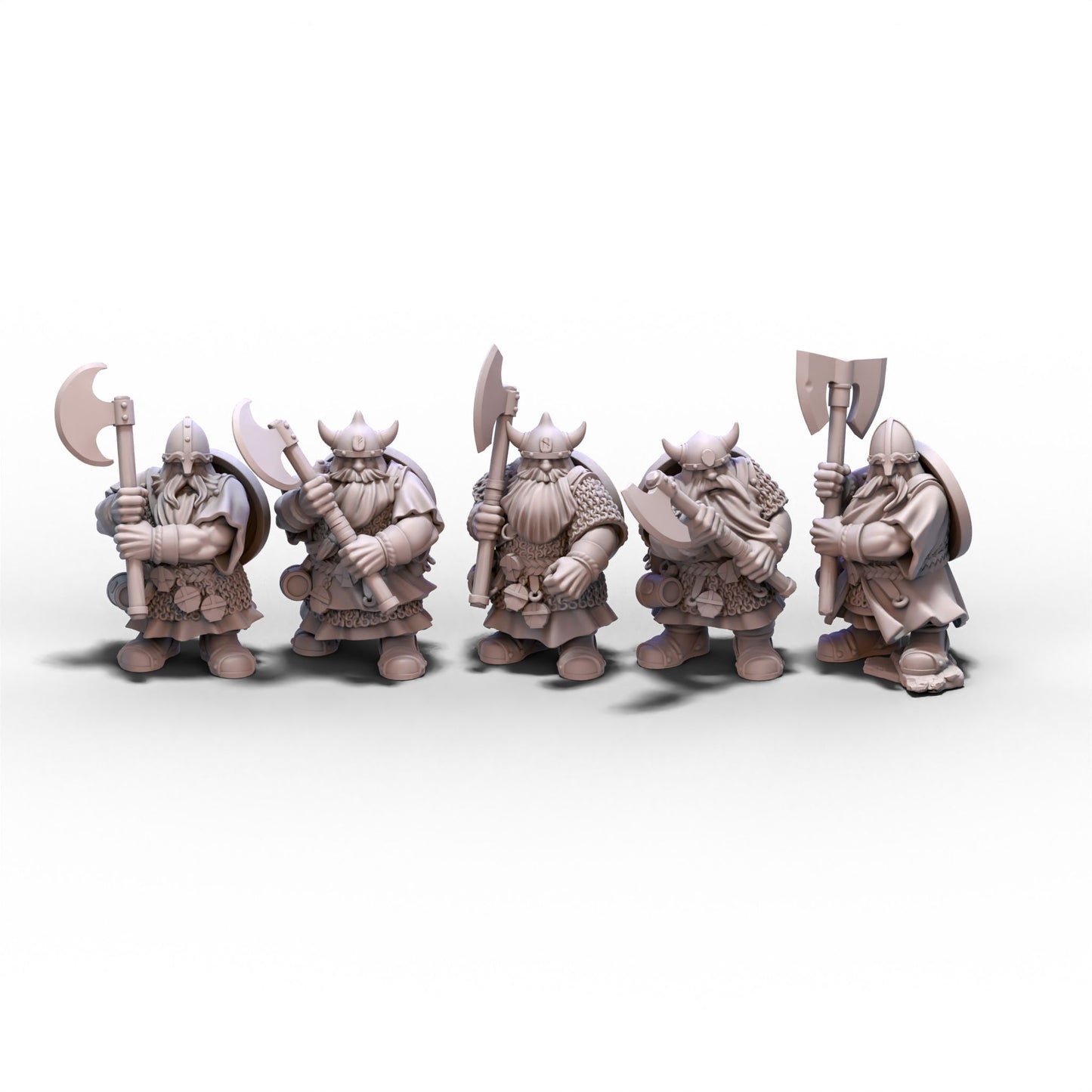 Sons of Ymir | Dwarf Warriors (Two Handed) | 28mm/32mm