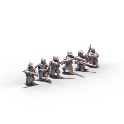 France | Riflemen (Alternative Version) | 15mm/28mm miniatures