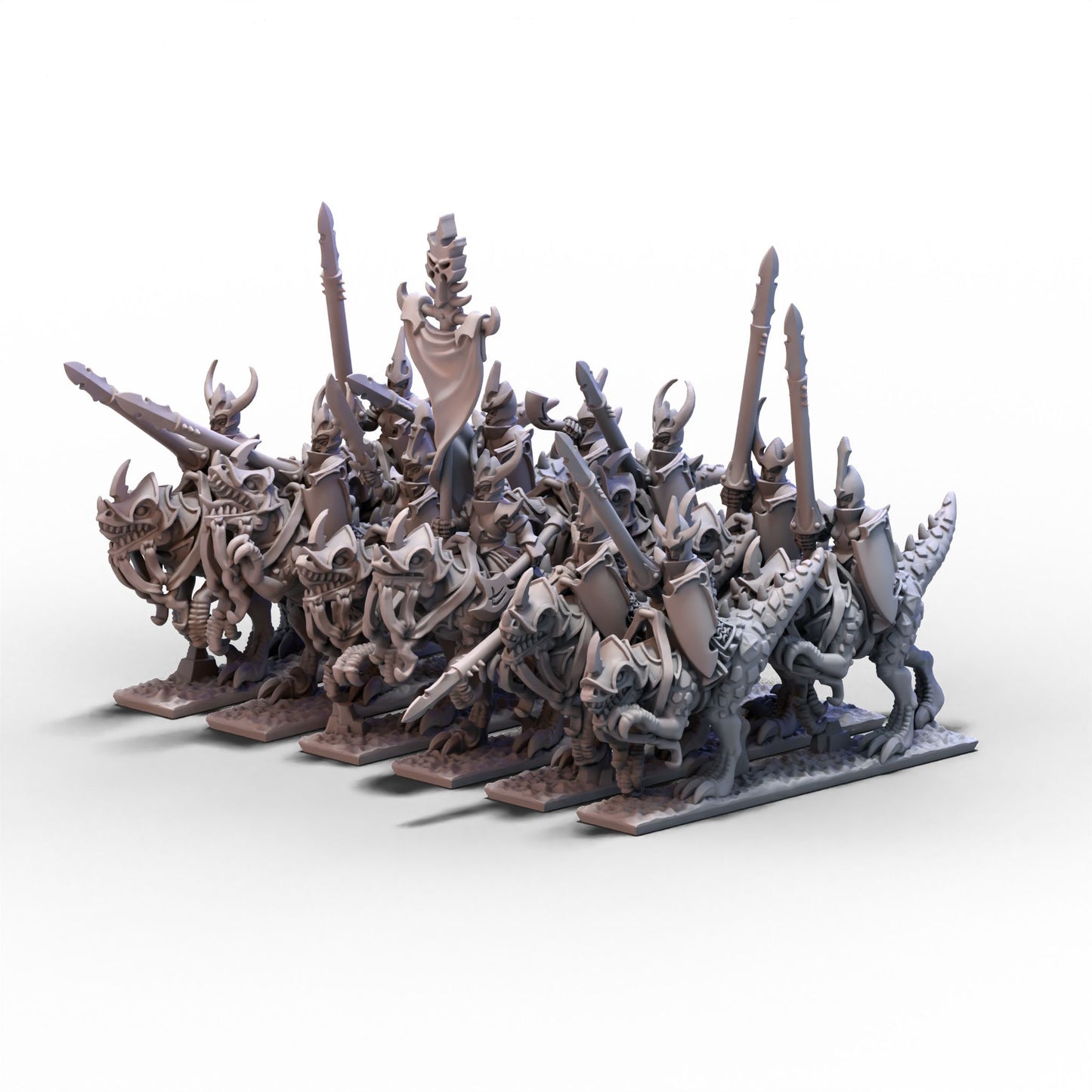 Dire Elves | Heavy Cavalry Unit 1 | 10mm/15mm