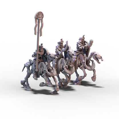 Eternal Dynasties | Ancient Skeletal Cavalry with Spears | 28mm/32mm