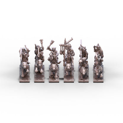 Dwarf Demonsmiths | Hobgoblin Wolf Riders Unit 2 | 10mm/15mm