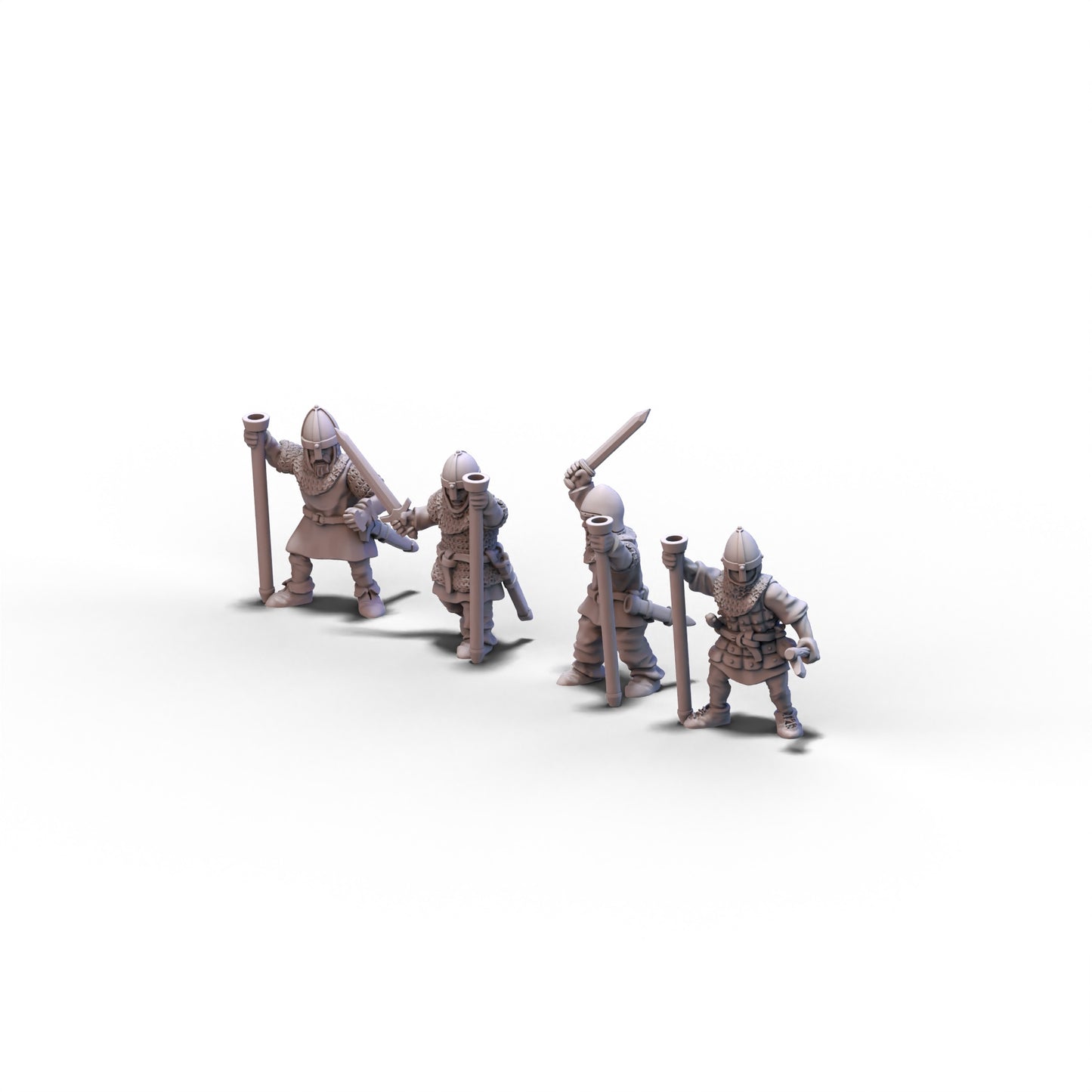 Medieval Banner Bearers | 15mm/28mm miniatures