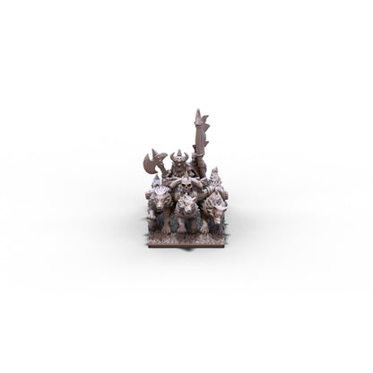 Orcs and Goblins (FD) | Goblin Champion on Chariot | 10mm/15mm