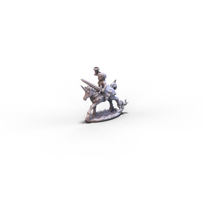 Chivalric Knights | Unicorn with Enchantress | 10mm/15mm