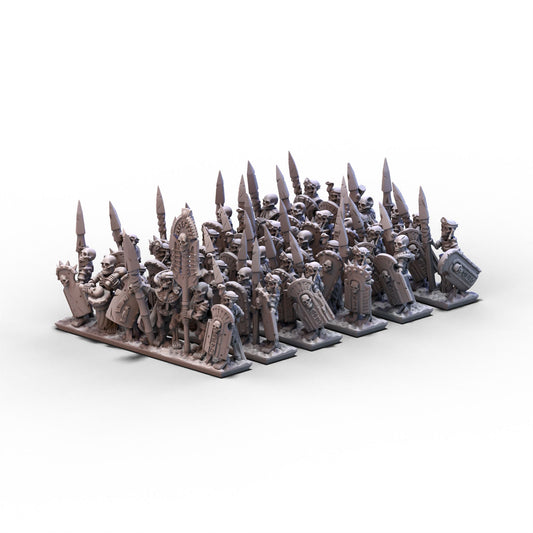 King of Sands | Skeletons (Spears) Unit 1 | 10mm/15mm