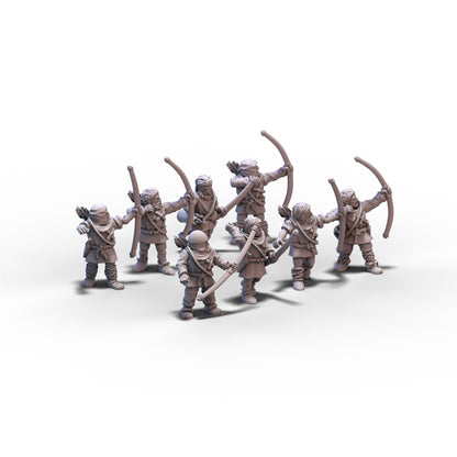 Scotland | Scot Archers with Long Bows | 15mm/28mm miniatures