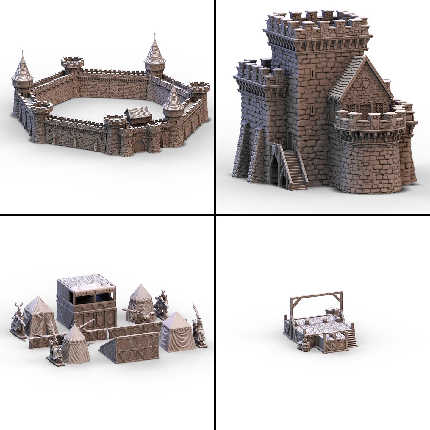 Castle Argent - Castle Set | 10mm