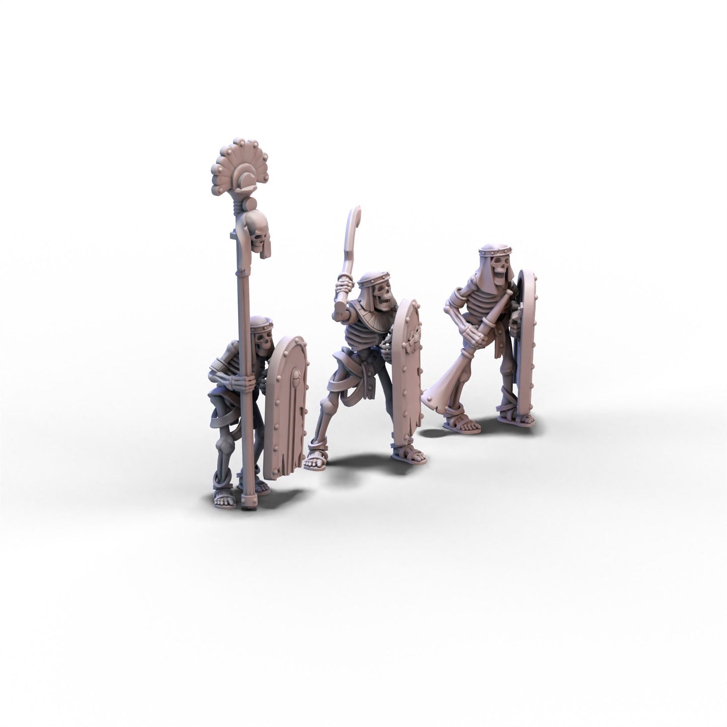 Eternal Dynasties | Ancient Skeletons with Spears | 28mm/32mm