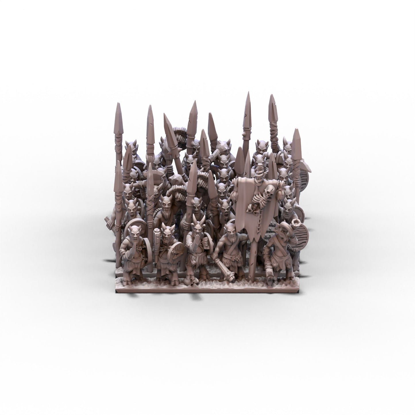 Beastmen | Beast Herd (Mixed Weapons) Unit 2 | 10mm/15mm