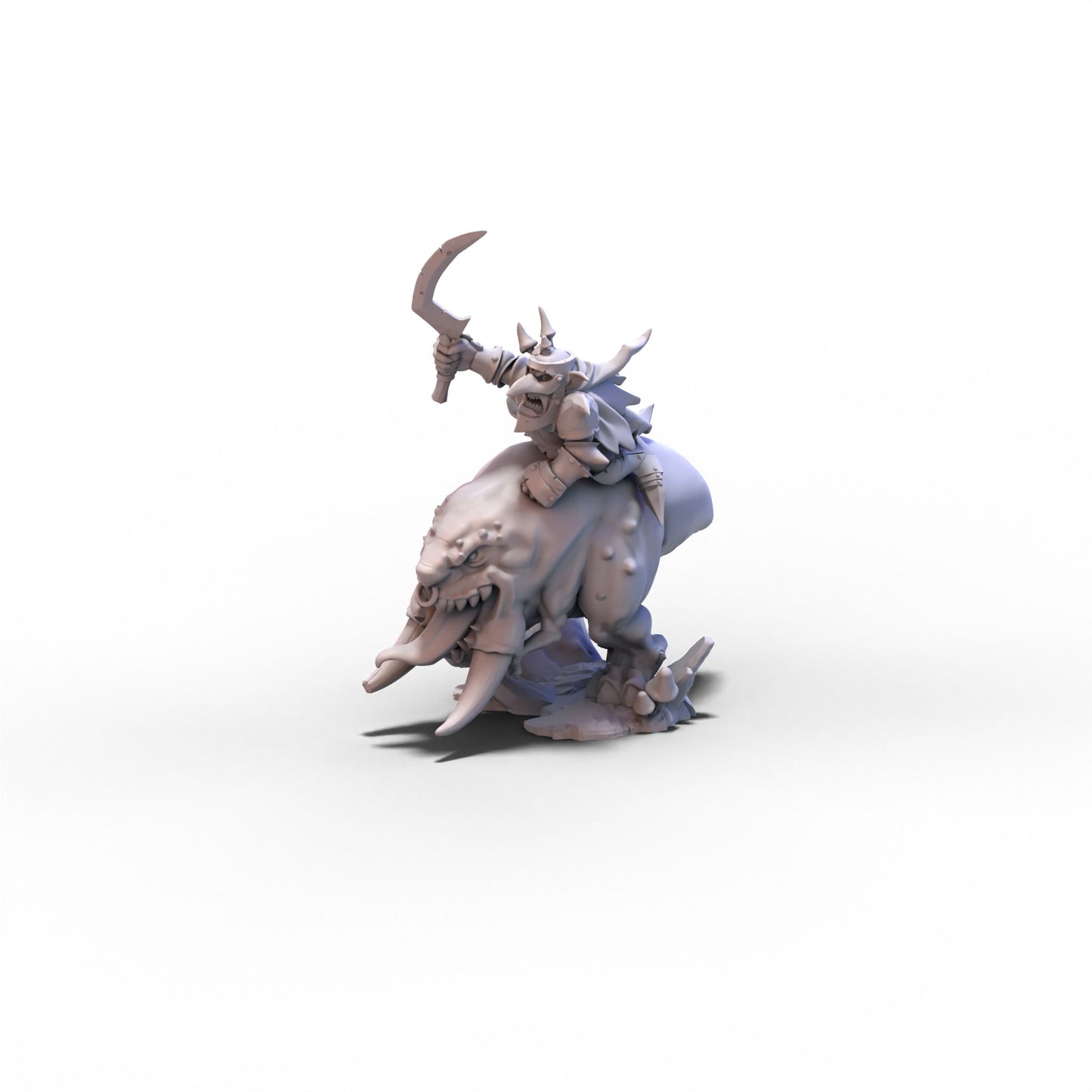 Goblin Tribes | Feral Goblin Leader on Forest Monster V2 | 28mm/32mm