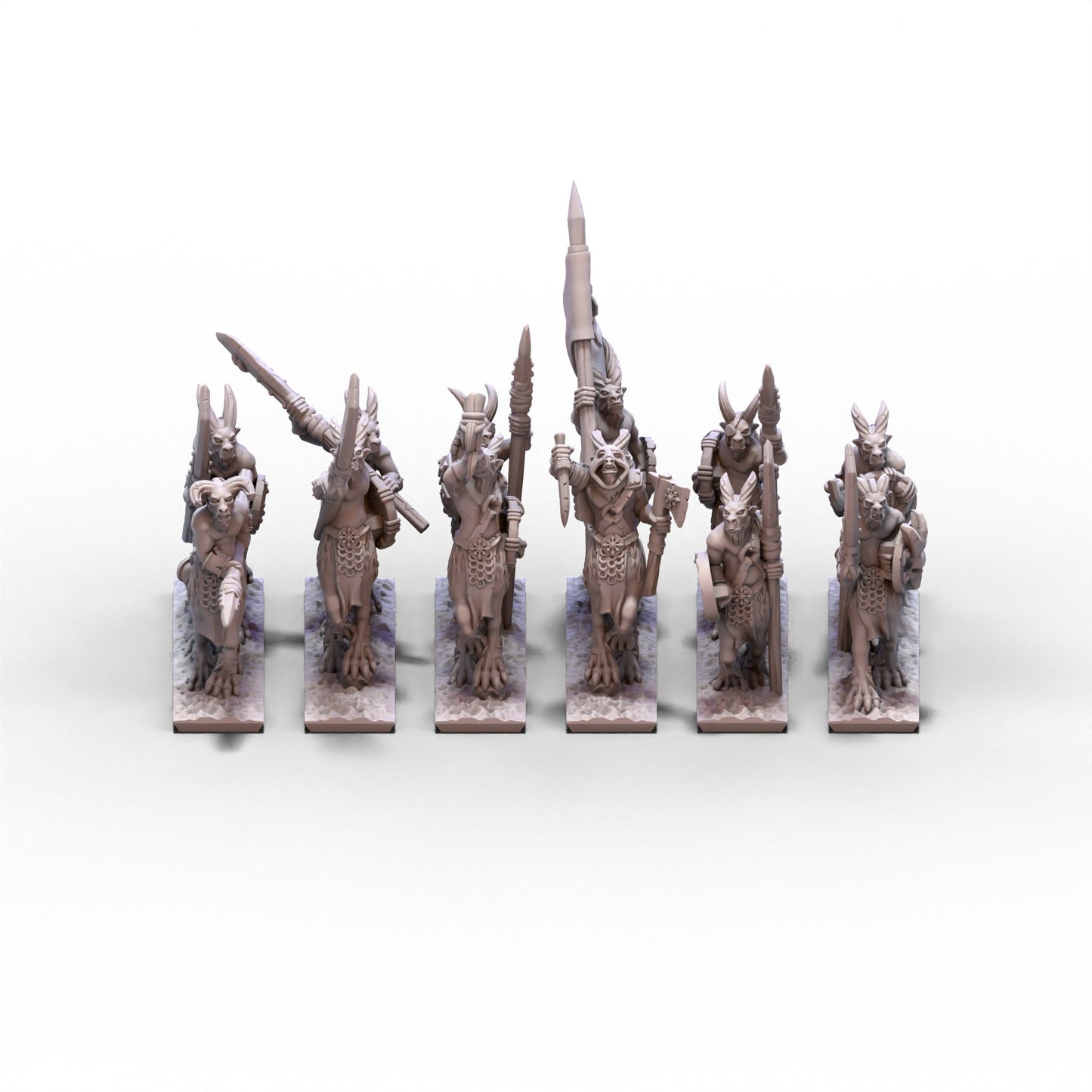 Beastmen | Centigors Unit 1 | 10mm/15mm