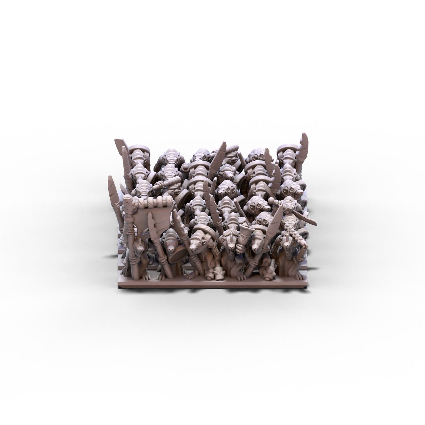 Vermin Clans | Rat Warriors Unit 2 | 10mm/15mm