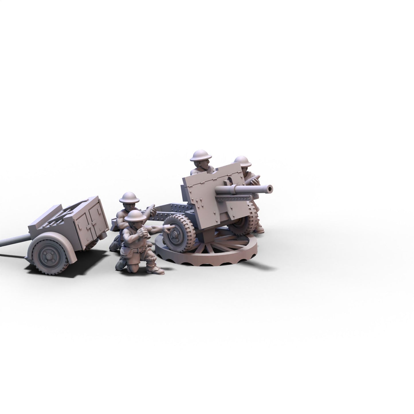 Great Britain | 25-pdr Field Gun (Africa) | 15mm/28mm miniatures