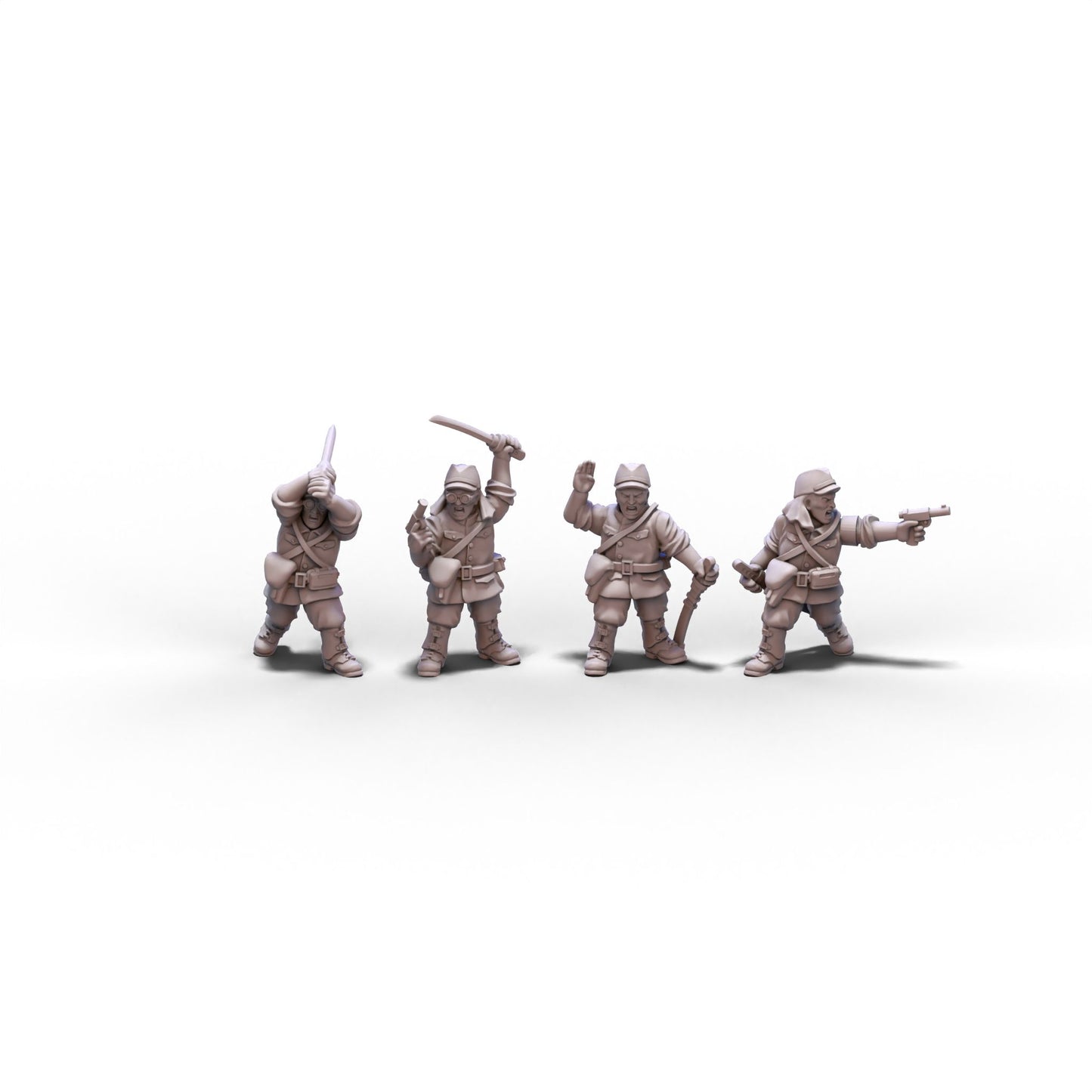 Japan | Officers | 15mm/28mm miniatures