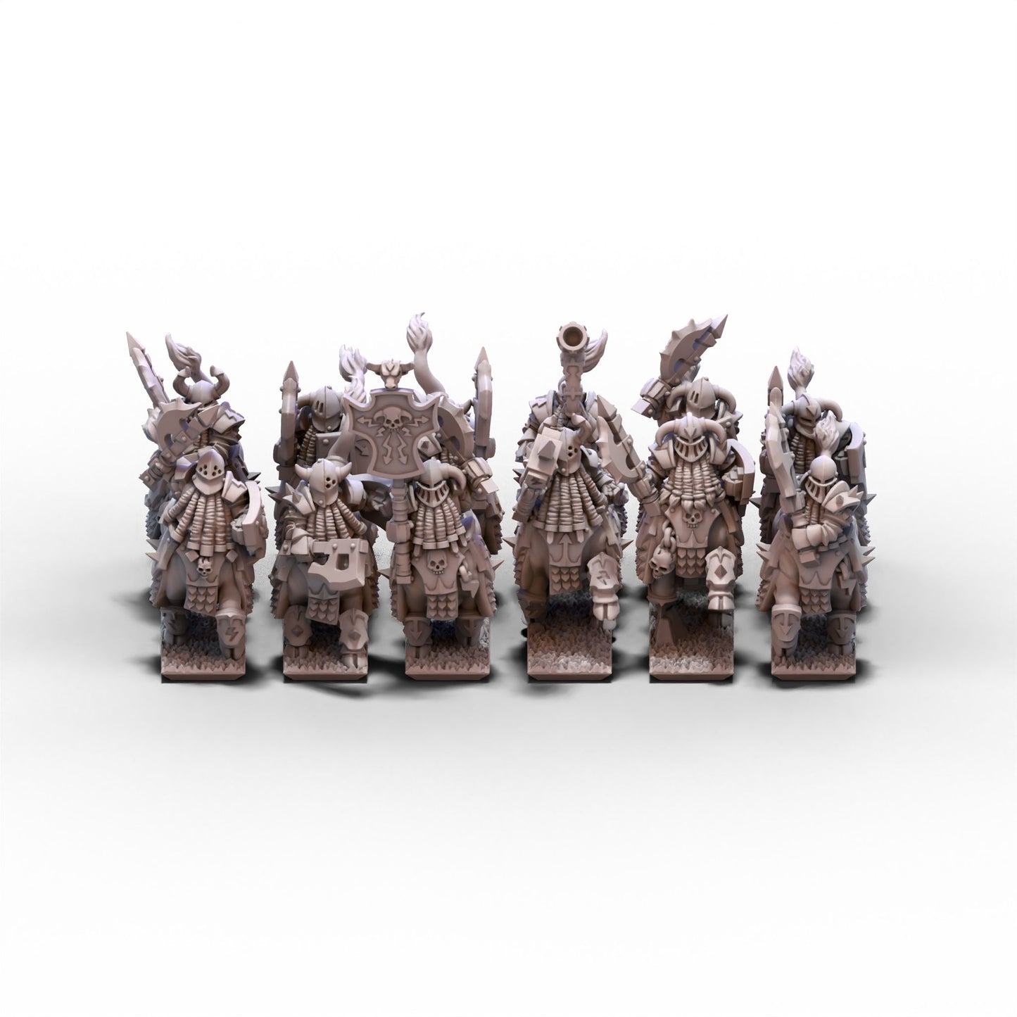 Dwarf Demonsmiths | Centaurs Unit 2 (Helmets) | 10mm/15mm