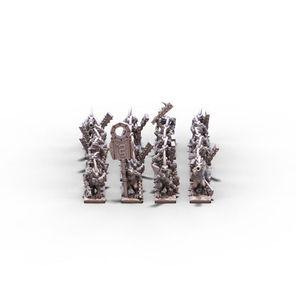 Reptilians | Light Infantry Unit 1 | 10mm/15mm