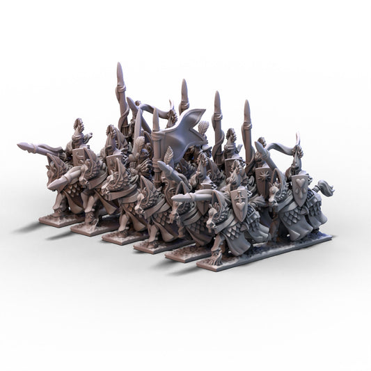 Noble Elves | Heavy Cavalry Unit 2 | 10mm/15mm