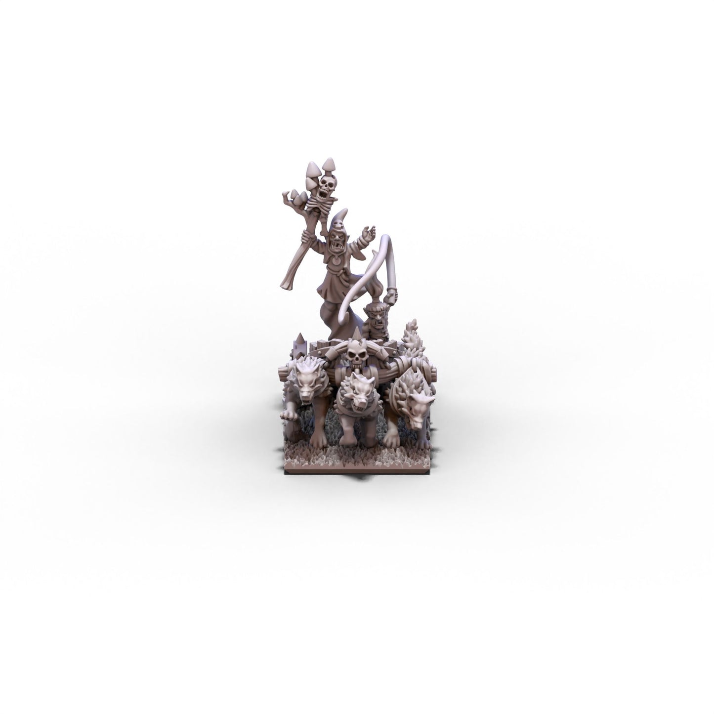 Orcs and Goblins (FD) | Goblin Shaman on Chariot | 10mm/15mm