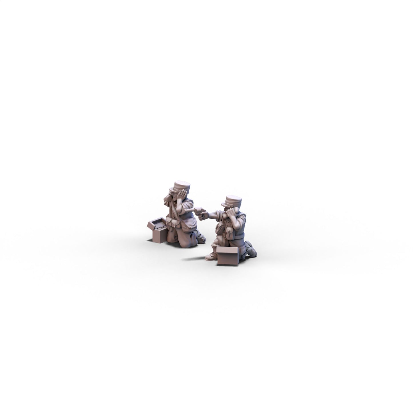 France | Foreign Legion Radio Operators | 15mm/28mm miniatures