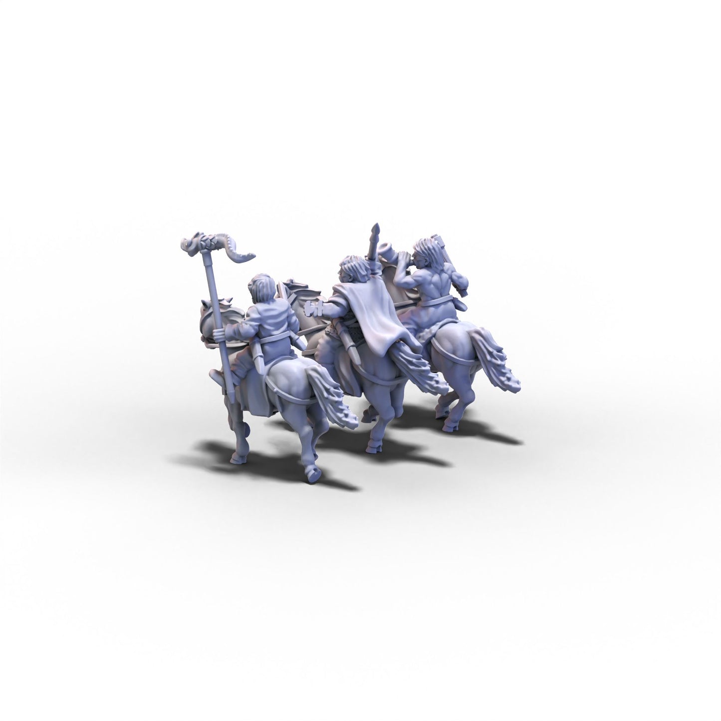 Germanic Tribes | Germanic Riders Command Group | 15mm/28mm miniatures