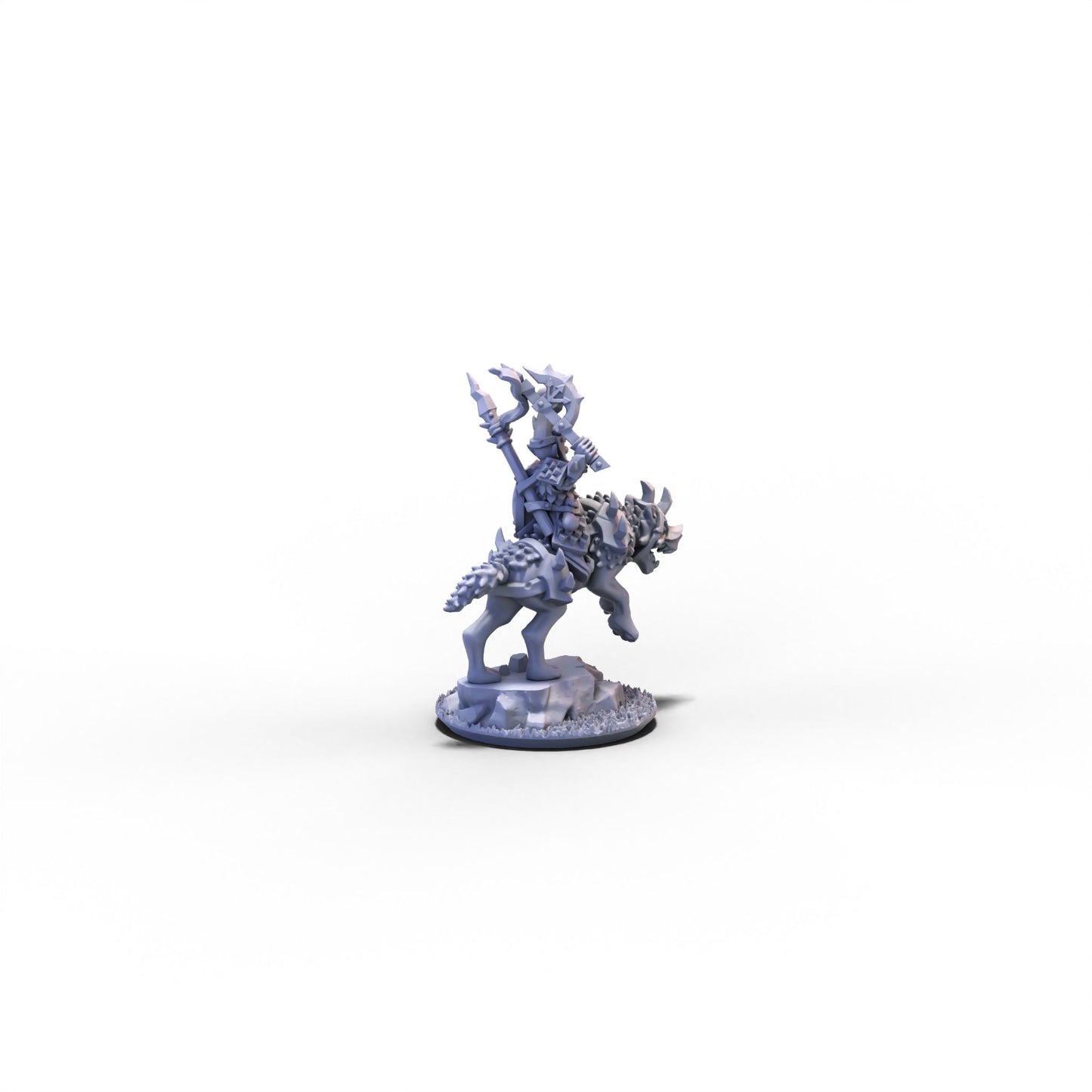 Dwarf Demonsmiths | Hobgoblin Wolf Rider Hero | 10mm/15mm