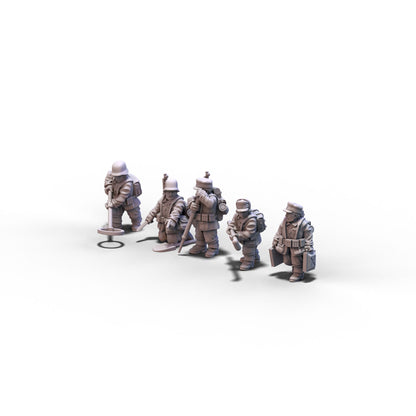 Germany | Engineers | 15mm/28mm miniatures