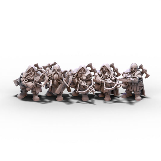 Sons of Ymir | Dwarf Rangers with Crossbows | 28mm/32mm