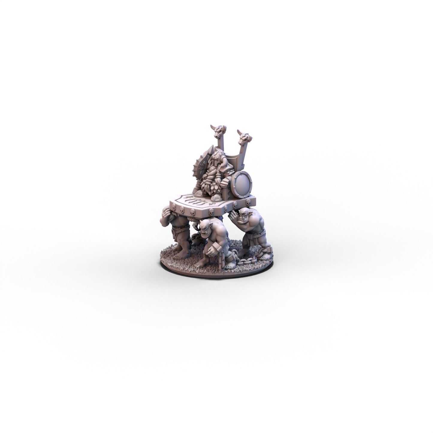 Dwarf Demonsmiths | Lord on Throne (Helmet) | 10mm/15mm