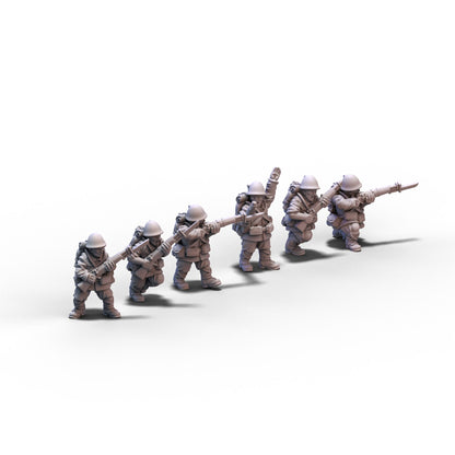 Japan | Riflemen | 15mm/28mm miniatures