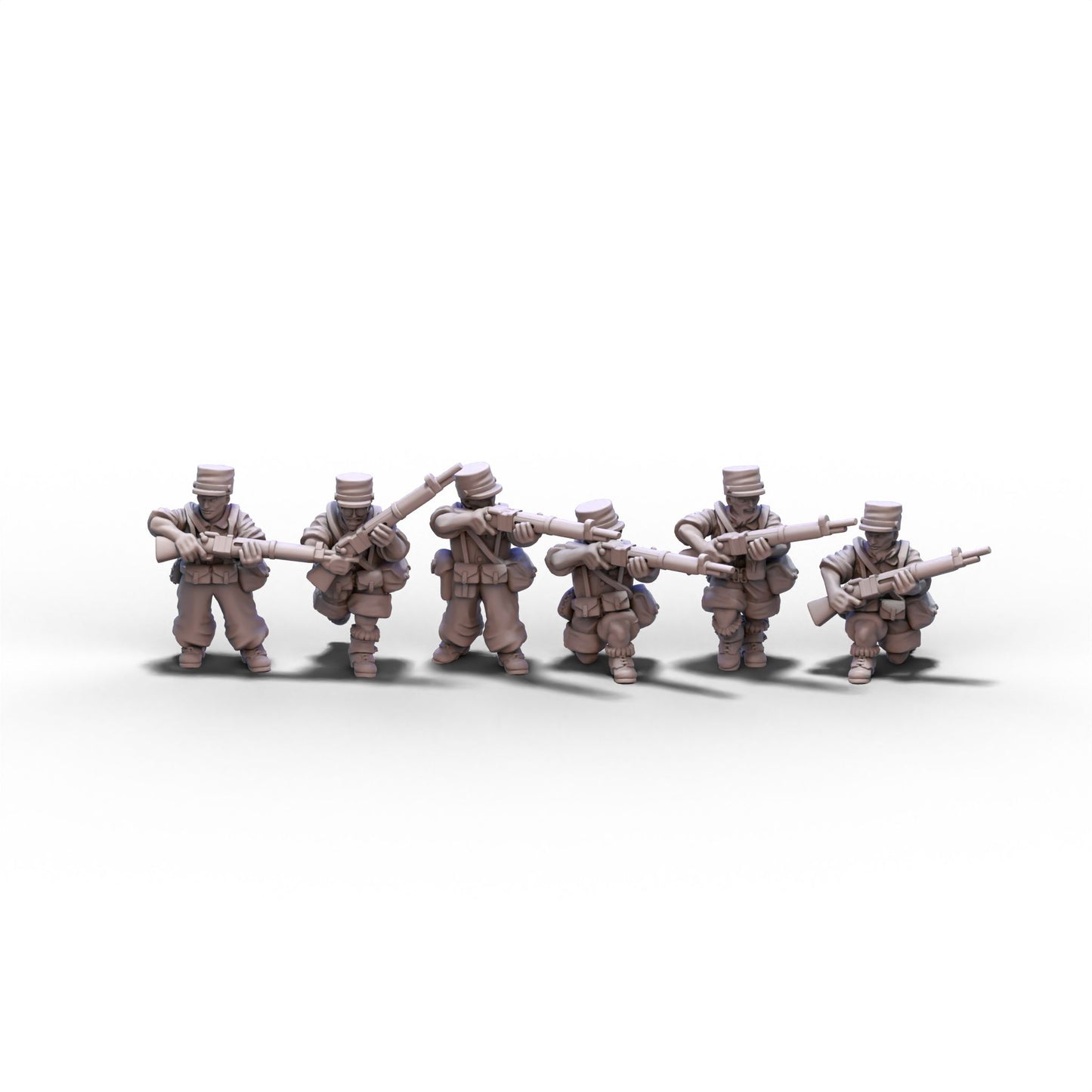 France | Foreign Legion Riflemen | 15mm/28mm miniatures