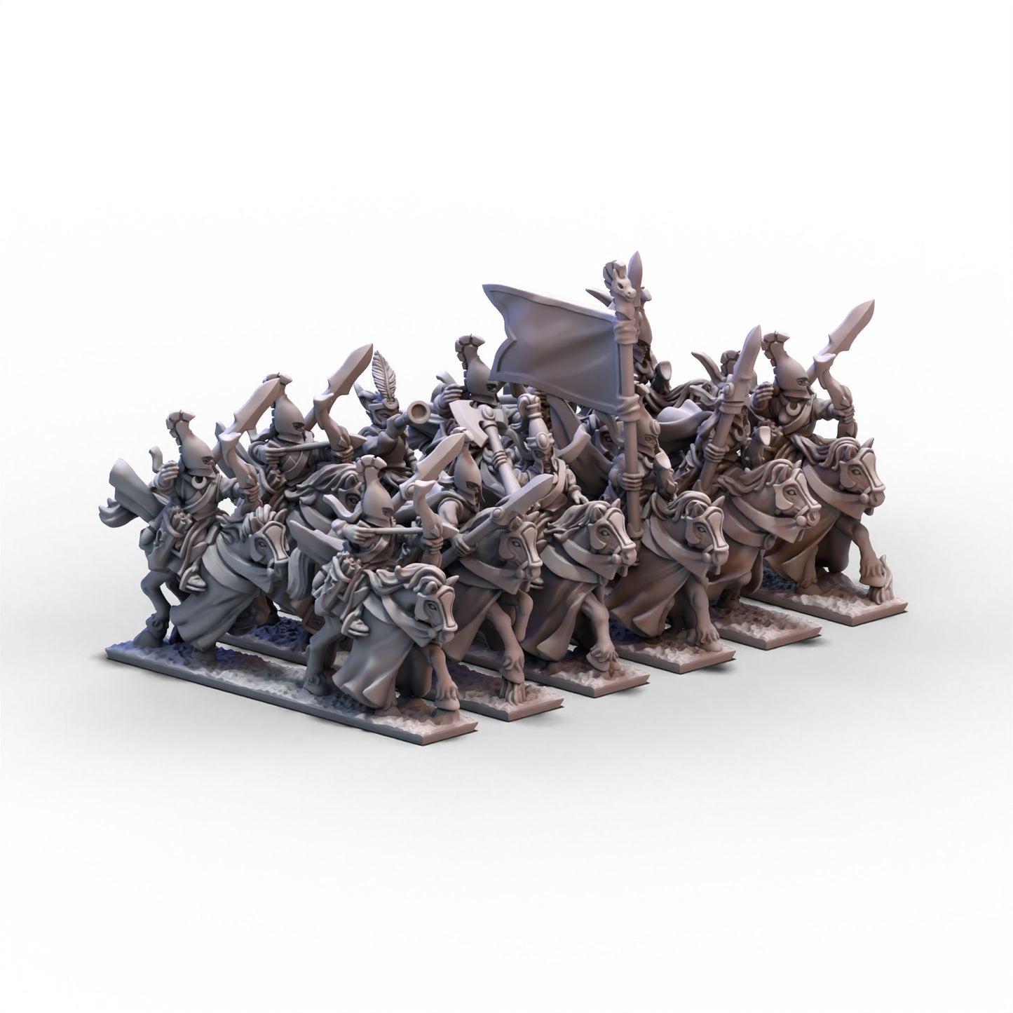 Noble Elves | Light Cavalry Unit 2 | 10mm/15mm