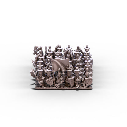 Dwarf Demonsmiths | Demonsmith Warriors (Big Hats) Unit 2 | 10mm/15mm