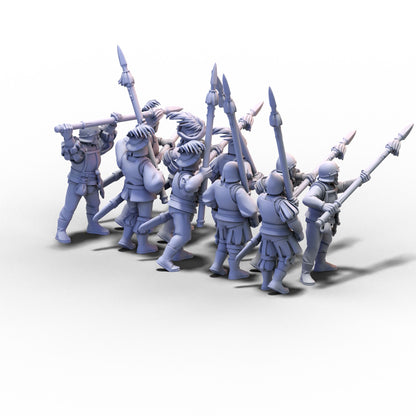 Sunland | Troops with Spears | 28mm/32mm