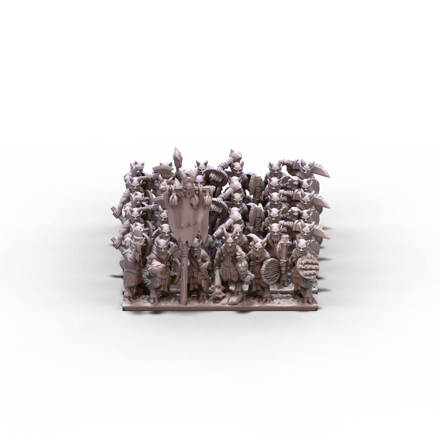 Beastmen | Beast Herd (Melee) Unit 1 | 10mm/15mm